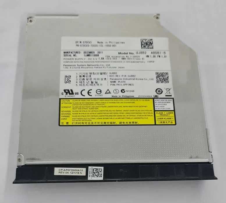 DVD+-RW Dell (70CV3) 8x SATA Internal SlimLine (Panasonic UJ8B2)