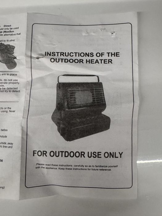 Aquecedor gas cartucho portatil