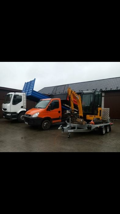 Usługi Minikoparką Wywrotką do 3.5t i 10t.