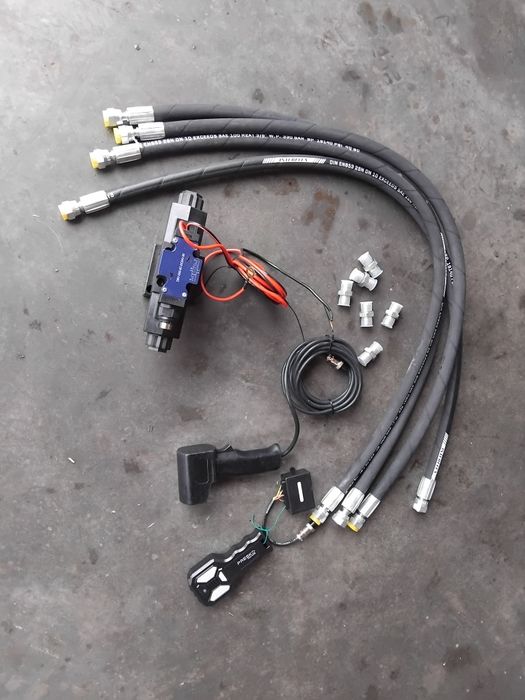Sterowanie wyciągarka silnik hydrauliczny