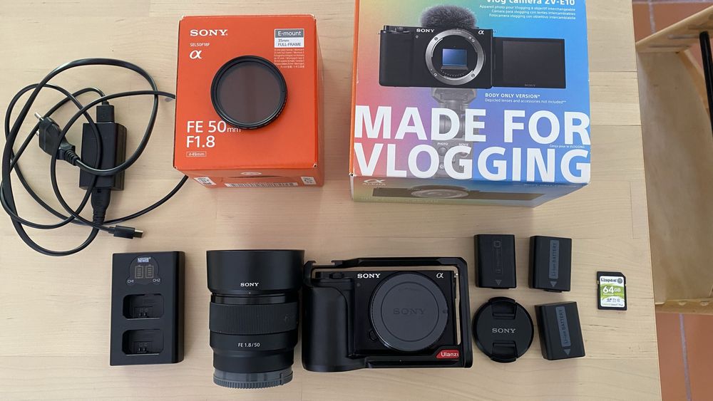 Sony zve10 como nova