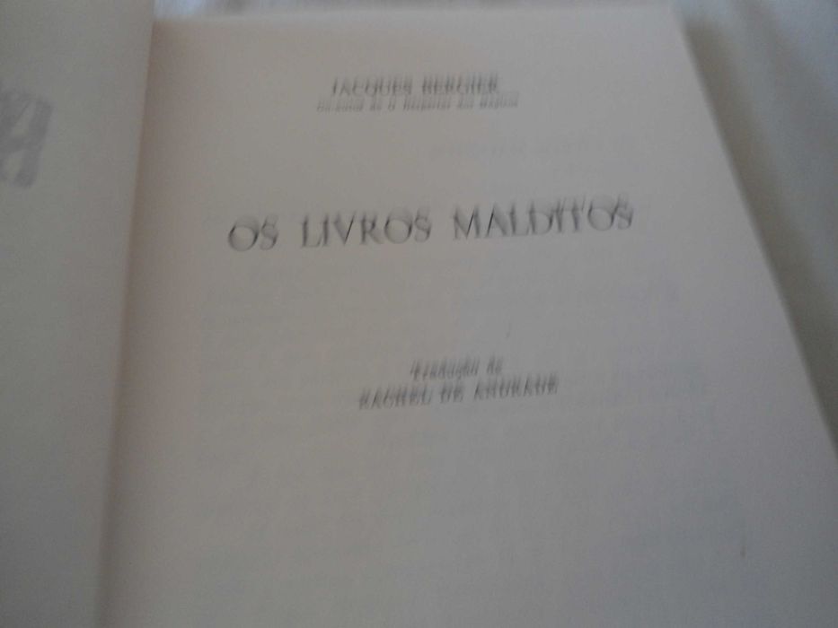 Os Livros Malditos por Jacques Bergier