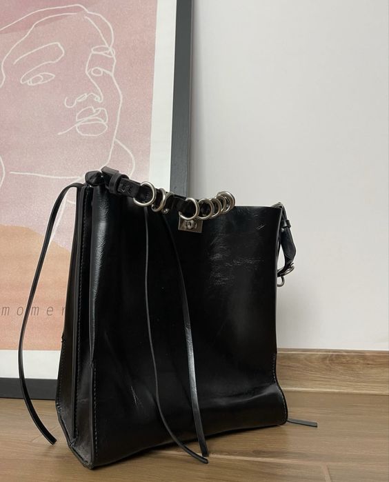 Сумка чорна ZARA