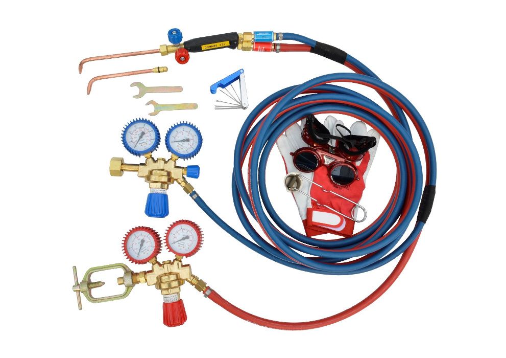 Zestaw Palnik do Spawania Lutowania Acetylen Tlen Palnik Gazowy