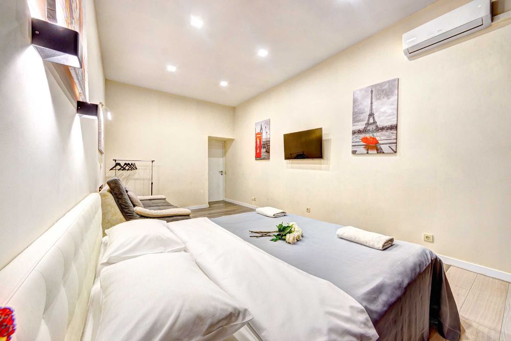 Квартира посуточно авторский ремонт 2к в центре м. «Олимпийская»