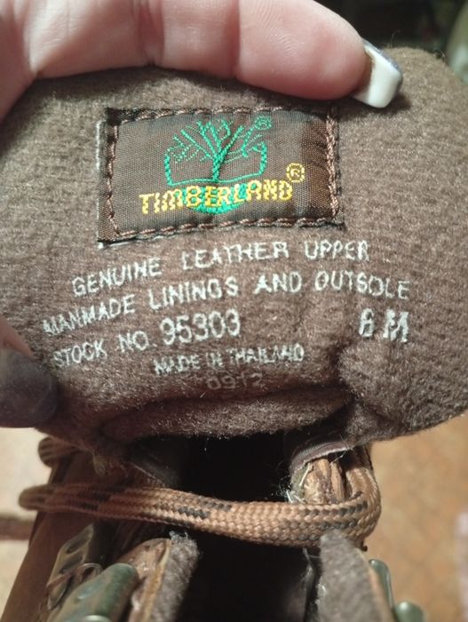 Шкіряні черевики Timberland