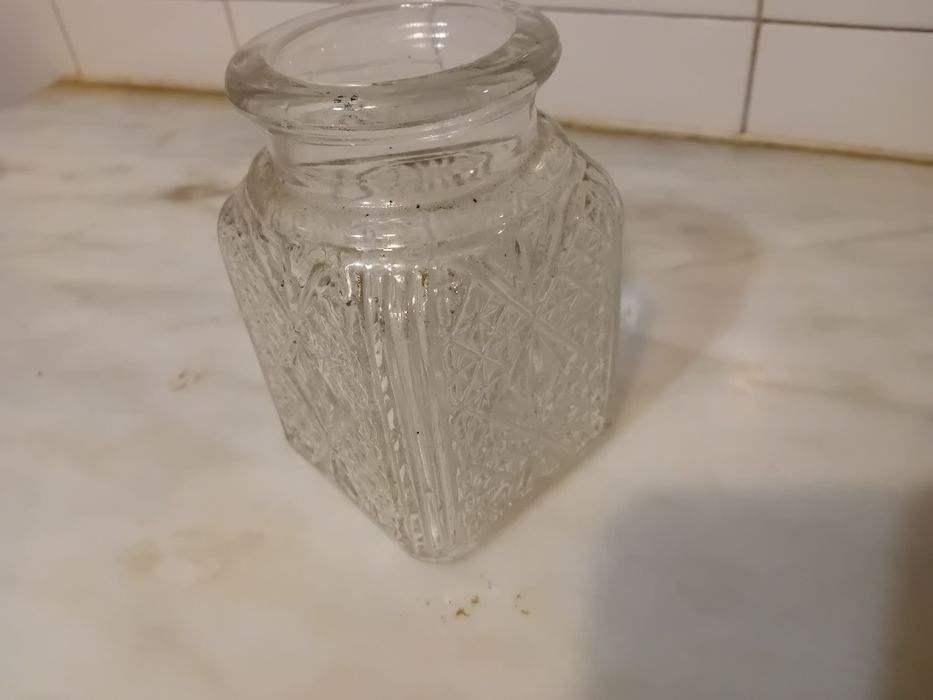 Vaso em Vidro Lapidado