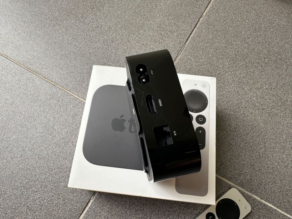 Apple TV 4K A2169 4K Comando Caixa Acessórios Fatura