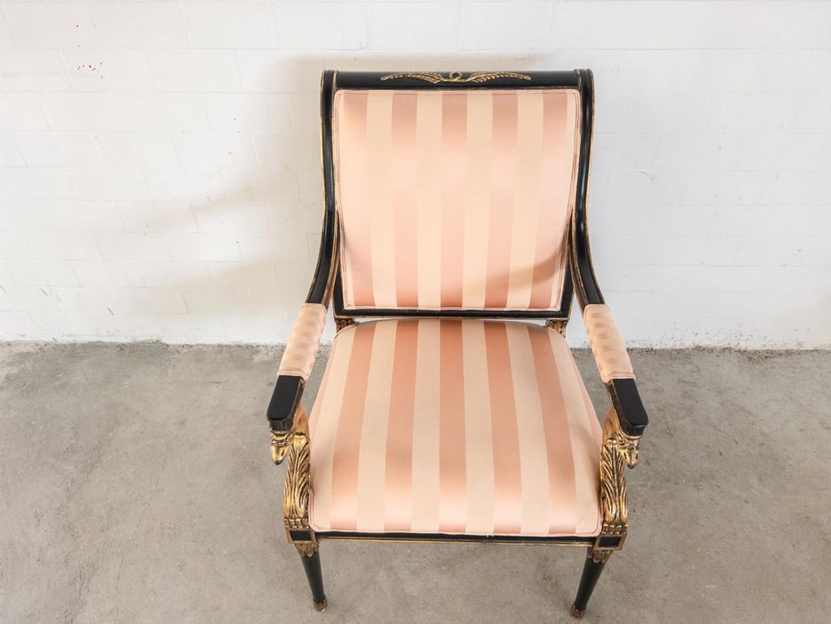 Par de fauteuils/cadeirões ao gosto império.