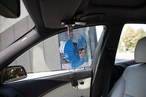 Wiatrak Wentylator Samochodowy Obrotowy 12v Klips