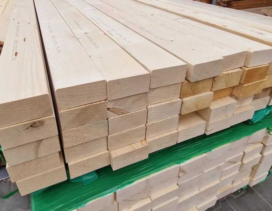 Drewno konstrukcyjne klejone KVH NSI C24 świerk 2,5m 4m 5m 6,5m 8m 13m