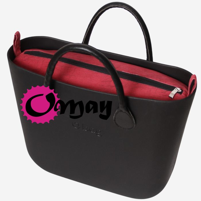 organizer do OBAG STANDARD welur czerwony czarny ANT wkład OMAY
