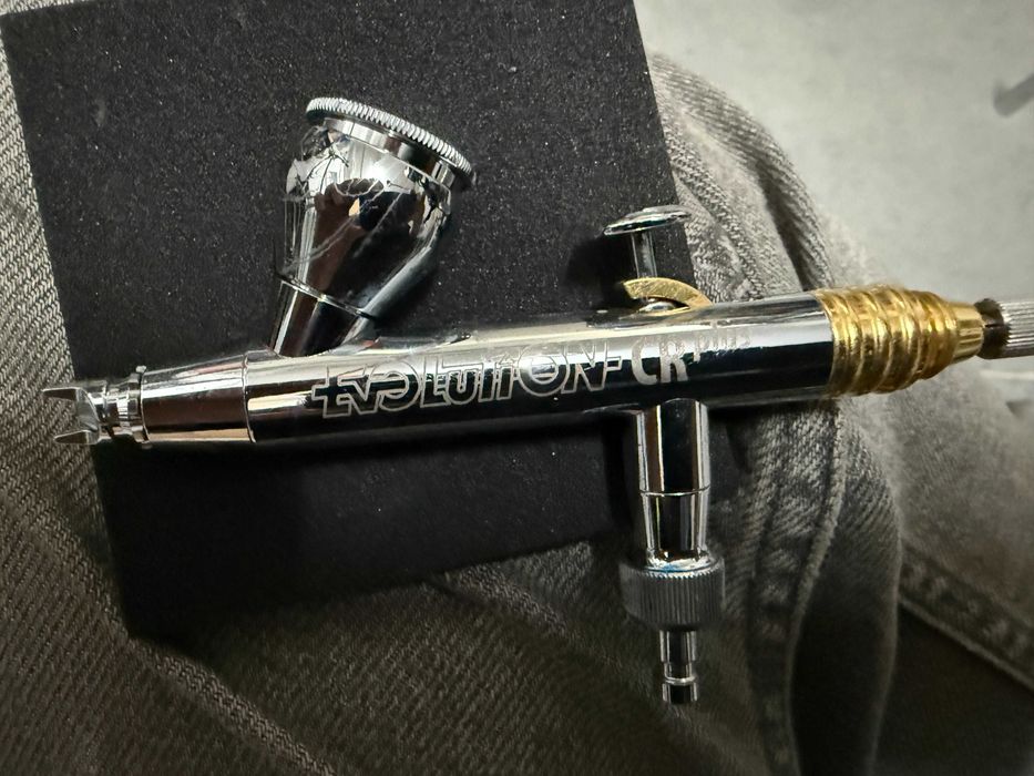 Airbrush Harder & Steenbeck Evolution CR Plus como nova