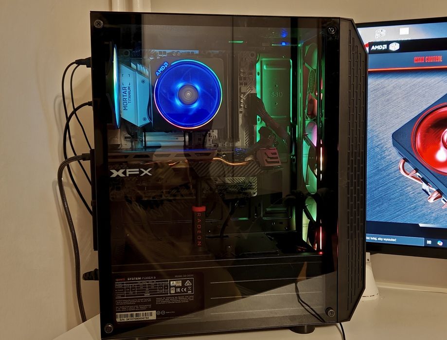 Komputer Ryzen 3600 32GB Ram 500GB SSD m.2 RX580