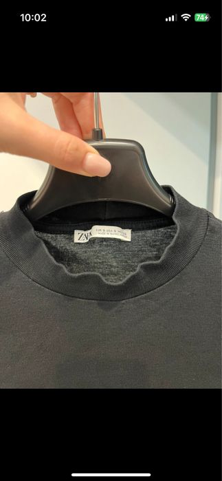 czarny golf zara