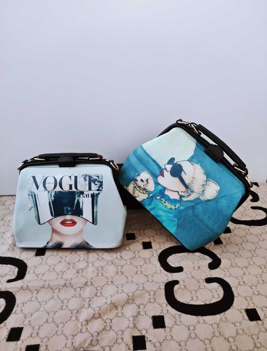 PROMOCJA!! Piękna torba damska kuferek VOGUE!! Biały. PREMIUM. Nowe.