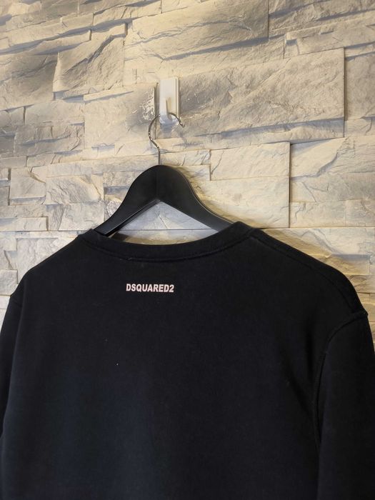 Bluza Dsquared2 DSQ2 Logo Czarna Beat Nadruk