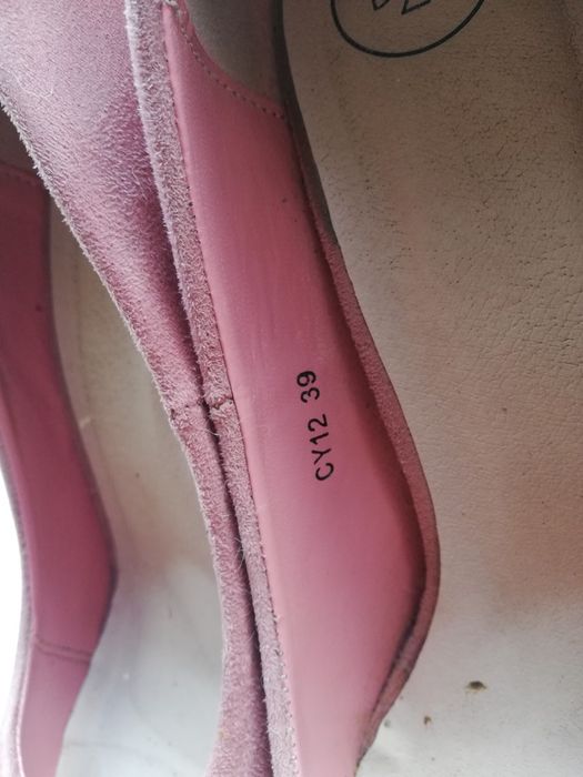 Różowe buty na słupku, 39, stan bardzo dobry