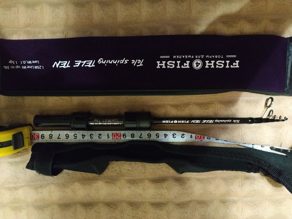 Спінінг телескопічний,телескоп,тревел,ультралайт