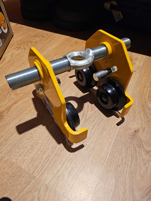 Wózek jezdny do wciągarki, na belkę, pchany 1T