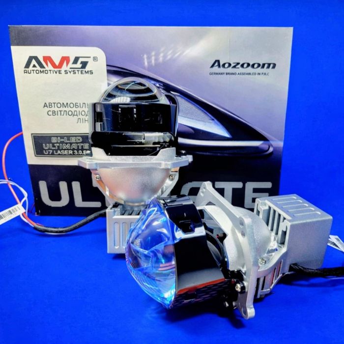 Led лінзи AMS U7 LAZER 3.0" 5500K