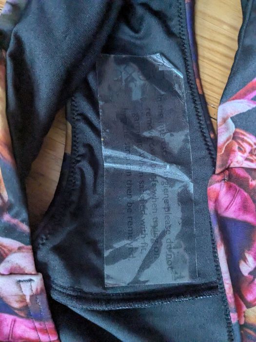 Next figi bikini granatowe w kwiaty rozm. 40