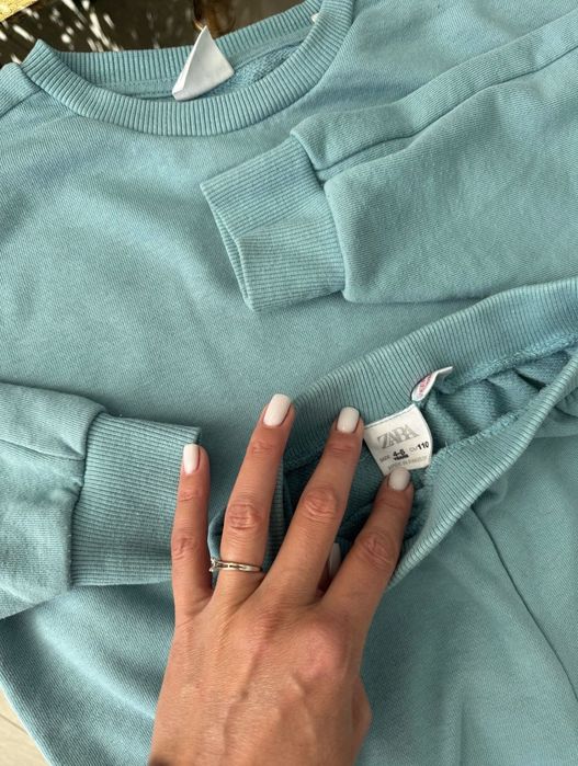 Костюм Zara блакитний та сірий