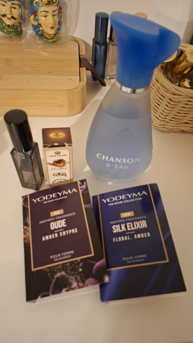 Zestaw używanych perfum