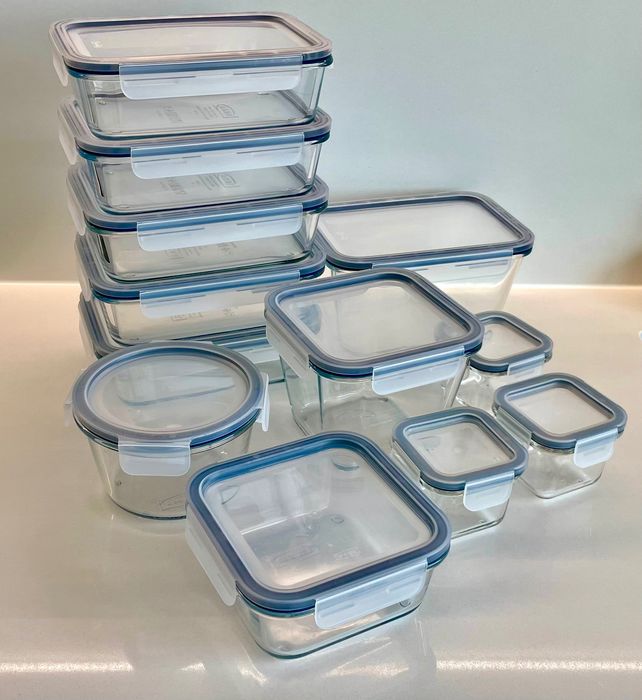 Recipientes de vidro para alimentos / Glass food containers