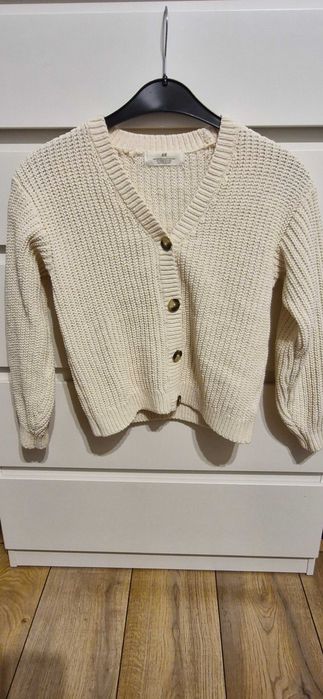 H&M Sweter beżowy 134/140