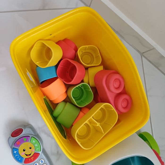 Zestaw sortery edukacyjne klocki Gumowe Clementoni prezent