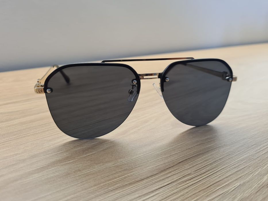 HIT Nowe Męskie Okulary Przeciwsłoneczne Polaryzacyjne UV400 Złote