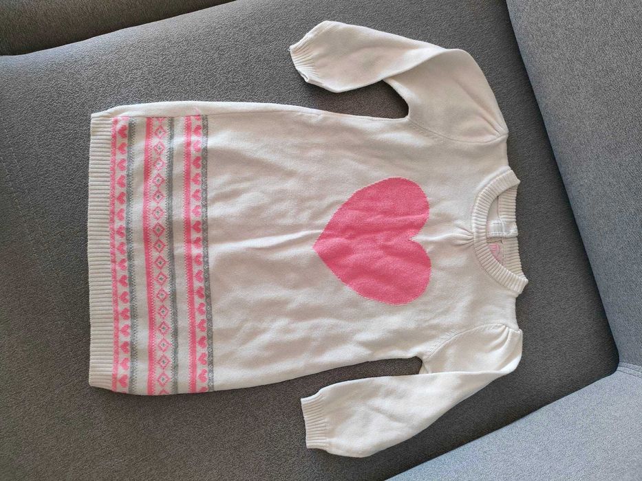 Sweterek dziecięcy tunika bluzka r. 92-116