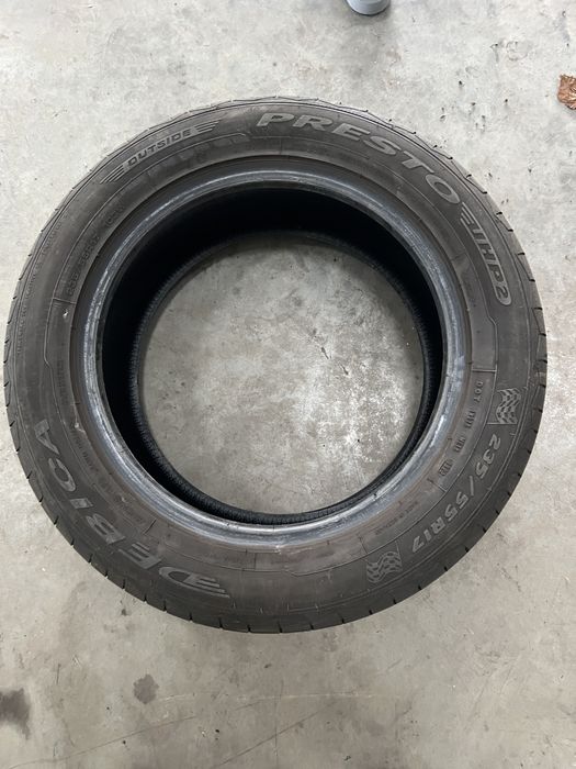 Komplet opon letnich  235/55/17 jak nowe