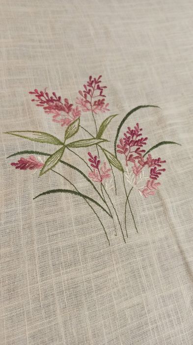 Firana haftowana 87x193cm