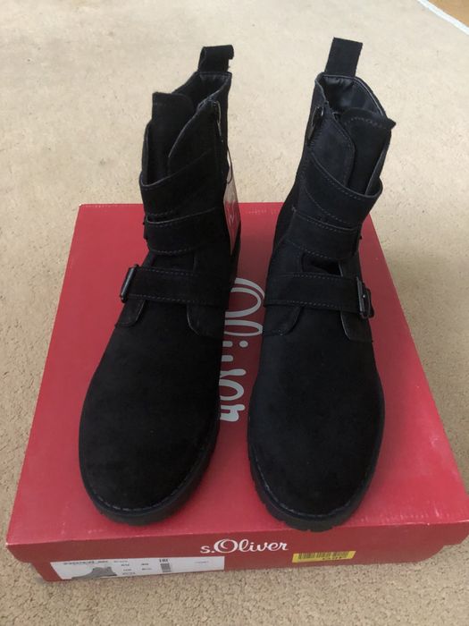 Botki koxaki skòrzane rozmiar 40