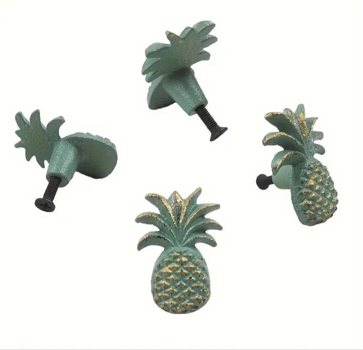 4 Puxadores em Ferro - Ananás