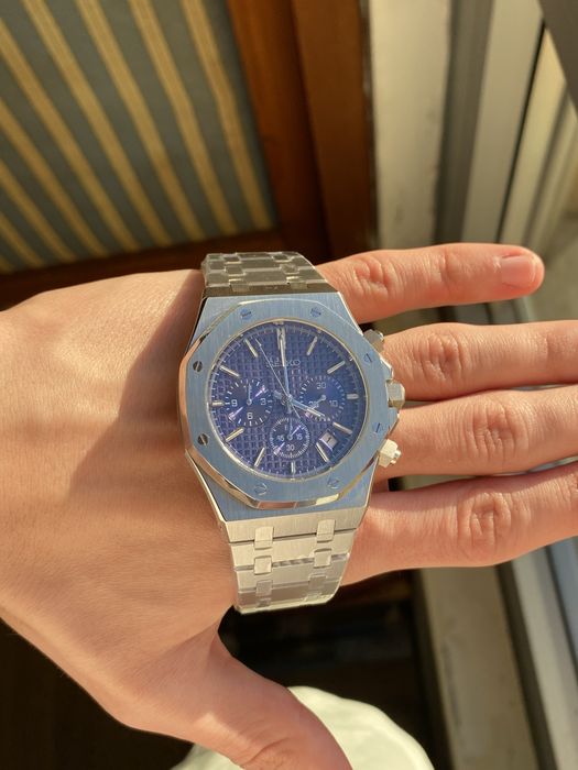 Seiko Mod Royal Oak Chronograph - NOVO + Garantia