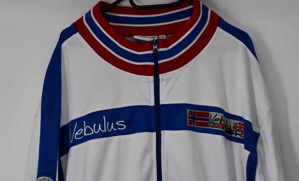 Biała, rozpinana bluza Nebulus 3XL