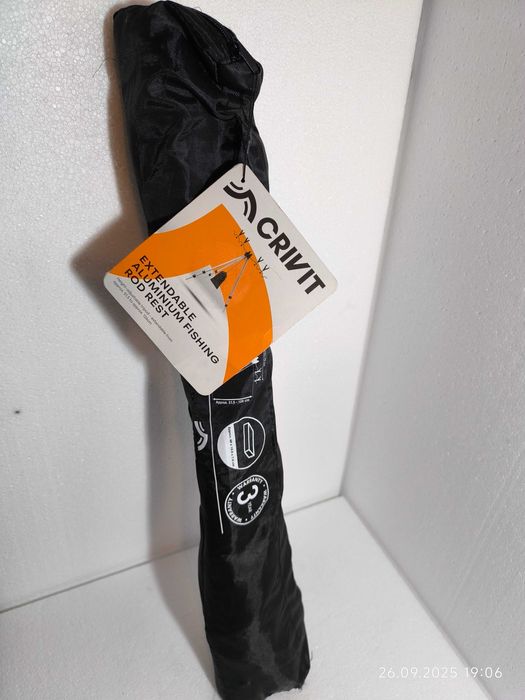 Rozsuwany aluminiowy stojak na wędki Crivit