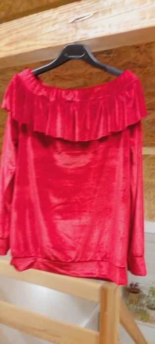 Bluzka welurowa aksamitna