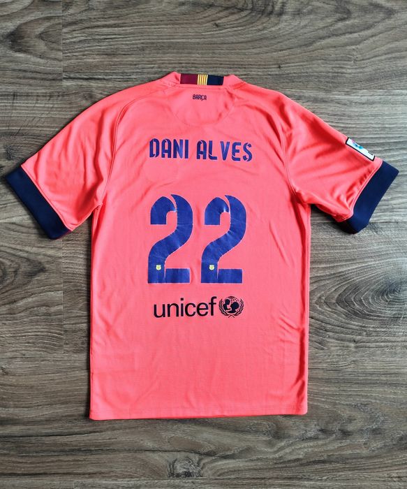 FC Barcelona 2014-15 Nike away shirt - Dani Alves - S