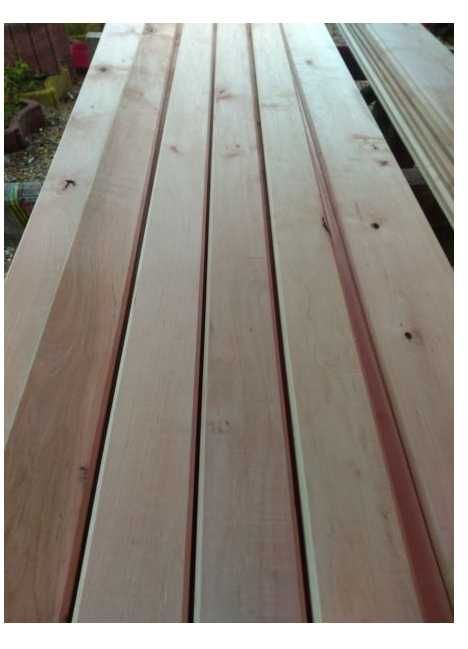 deski do sauny , boazeria olchowa, deski na ławkę do sauny