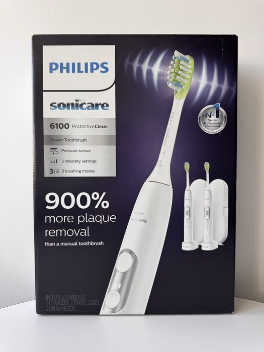 Набір зубних щіток PHILIPS Sonicare ProtectiveClean 6100 HX6462/71