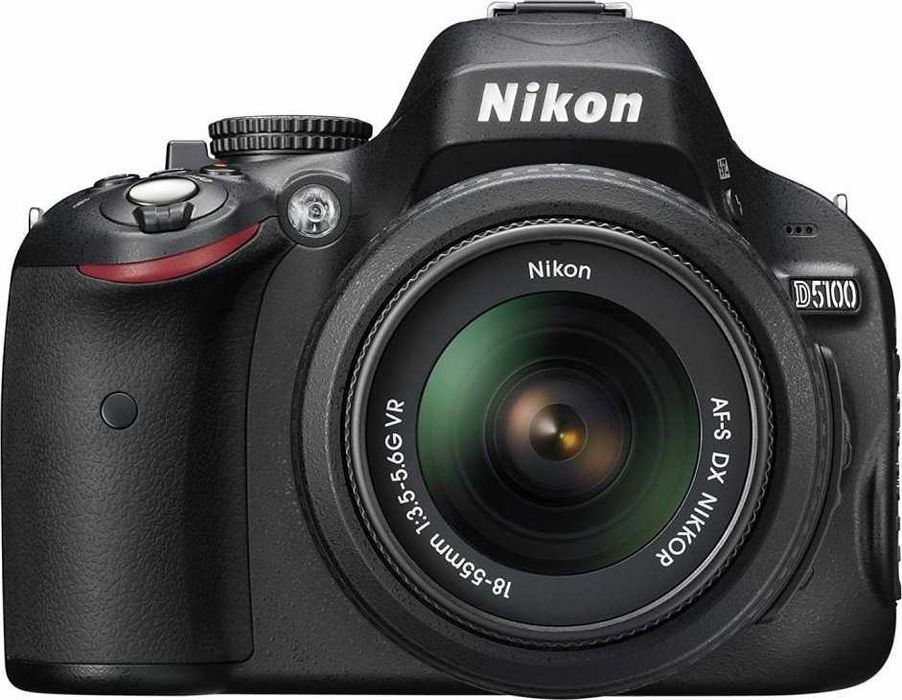 Фотоаппарат зеркальный Nikon D5100 с объективом (зеркалка камера фото)