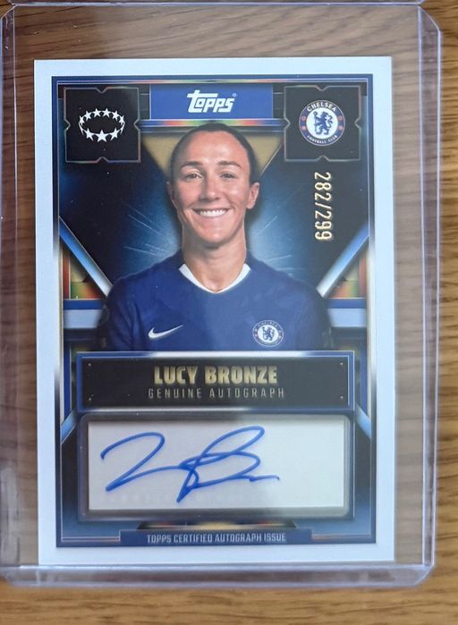 Karta Match Attax Extra Lucy Bronze Autograf 282/299