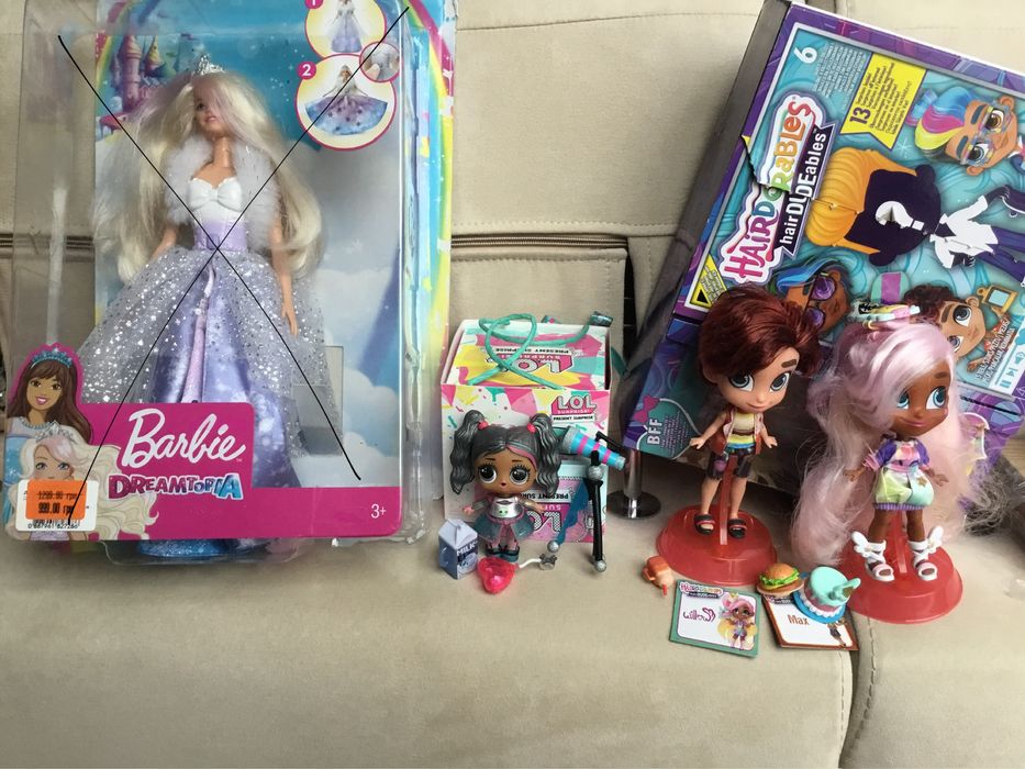 Hairdorables Lol світиться Astro Mga з коробками дон дівчинка рассвєт