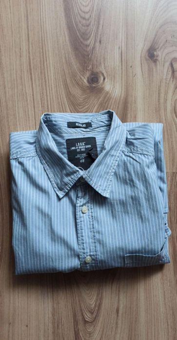 Koszula w paski męska H&M roz. L