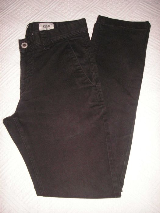 Calças / Jeans Preto marca Oslo
