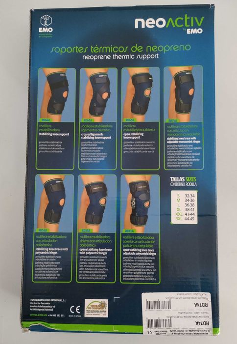 Joelheira NeoActive Emo RD74A